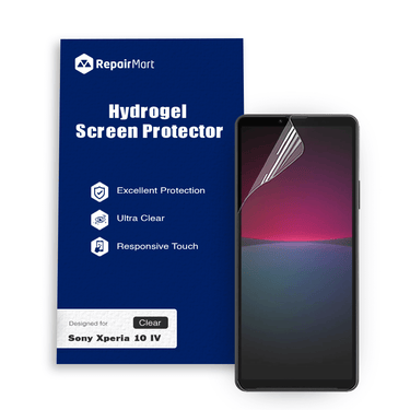 Sony Xperia 10 IV Compatible Premium Hydrogel Screen Protector With Full Coverage Ultra HD